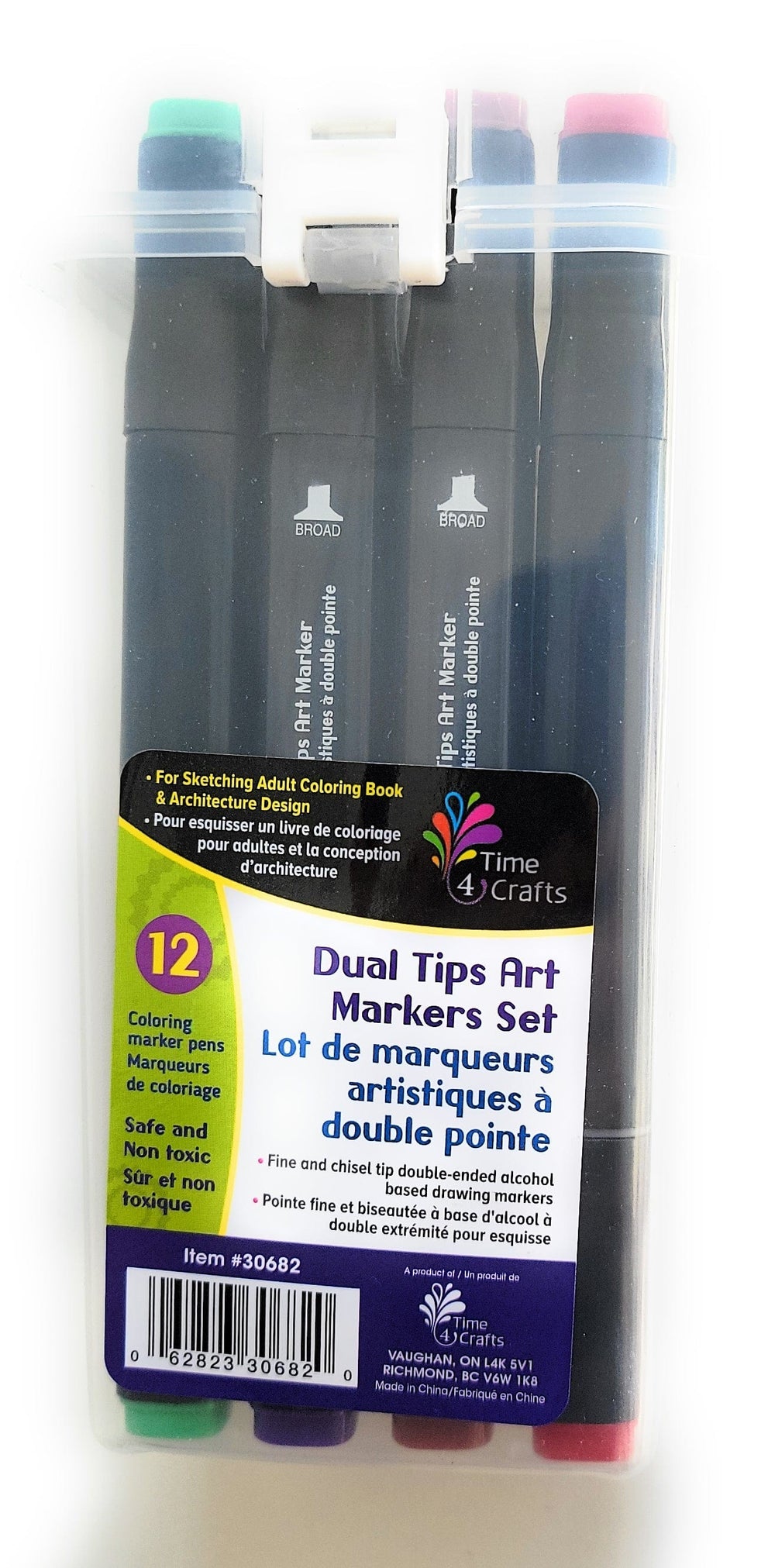 "Dual-Tip Art Markers Set for Creativity
