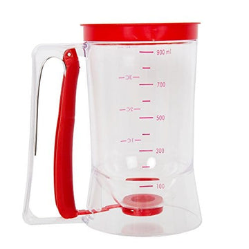 Luciano, Gourmet Handy Batter Dispenser, 7.5 inches, Red