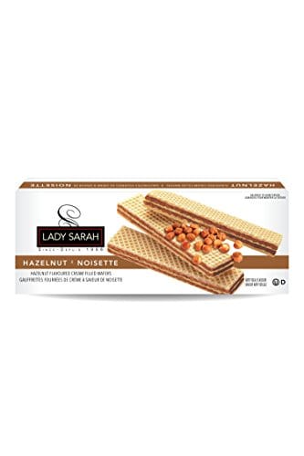Lady Sarah Vanilla, Chocolate, Hazelnut, and Strawberry Cream Wafers Snacks 200G - Kosher Certified and Lady Sarah Animal Cookies - Teddy Bear Cookies 250G - Bite Size Snack and