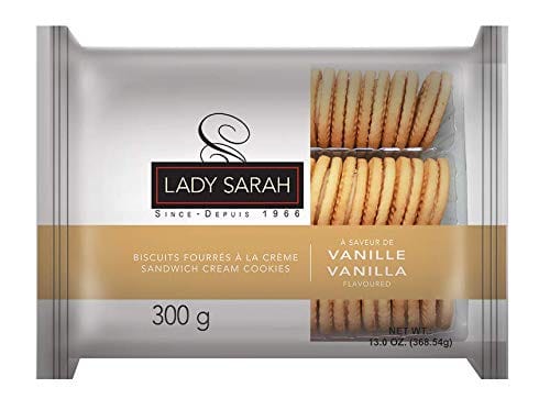 Lady Sarah Family Pack of Delicious Cookies Biscuits Sandwich Duplex in 3 Flavors Duplex , Vanilla and Chocolate Marie Biscuits and Coconut Nice Cookies. Great for a Fast Snack!