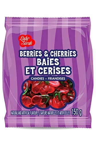 Lady Sarah Gummy Candy Friandises en Gelatine Snacks for Kids Assorted Flavors Smart Sweets Gift Box Mystery Box Party Favorite Kids Fruit Flavors 120 G per Candy Bag 6 Pack