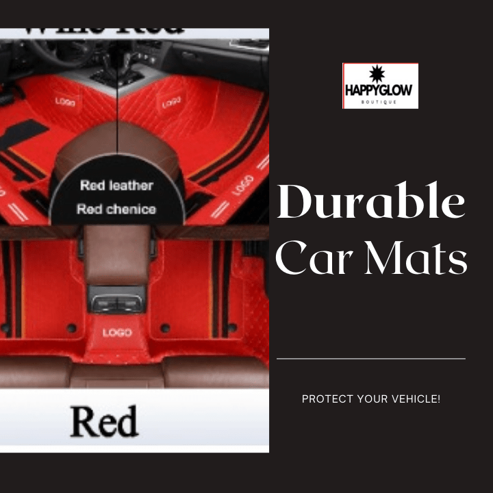 Interior CAR Covers and MATS Customized with Name OR Logo Created by HAPPYGLOW BOUTIQUE (Copy)