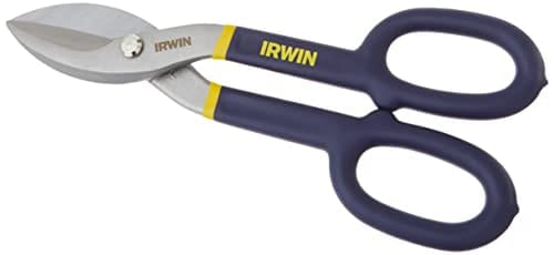 Irwin 22010, 10 Tinner Snip, 10-Inch/250mm, Cuts Straight and Wide Curves