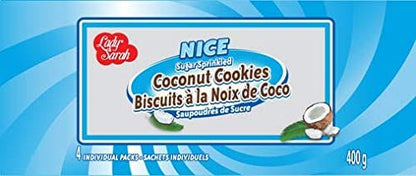 Lady Sarah Family Pack of Delicious Cookies Biscuits Sandwich Duplex in 3 Flavors Duplex , Vanilla and Chocolate Marie Biscuits and Coconut Nice Cookies. Great for a Fast Snack!