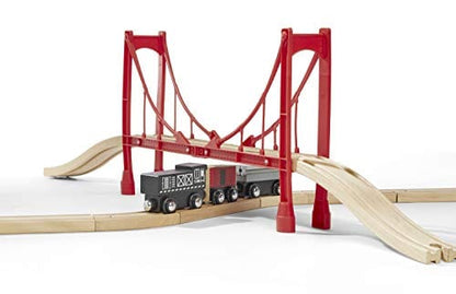 Imaginarium Mega Wooden Train Set, for Ages 3-6, 80 Pieces