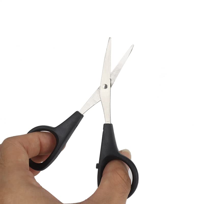 Pack Of 2 Moustache Grooming Kit - Precision Trimming Scissors and Mini Comb