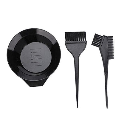 3 PCS Professional Salon Hair Coloring Dyeing Kit New Version Hair Dye Brush and Bowl Set - Dye Brush & Comb/Mixing Bowl/Tint Tool, Perfect Tools for Hair Tint Dying Coloring Applicator