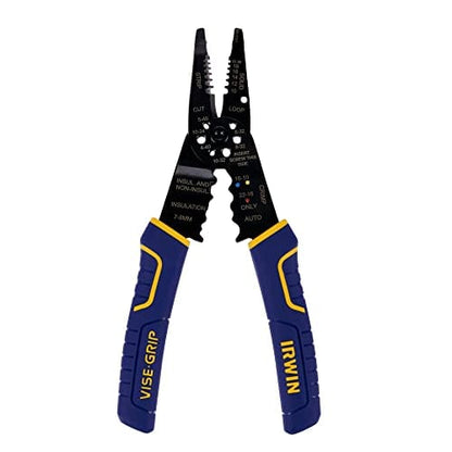 IRWIN VISE-GRIP Wire Stripping Tool / Wire Cutter, 8-Inch (2078309)