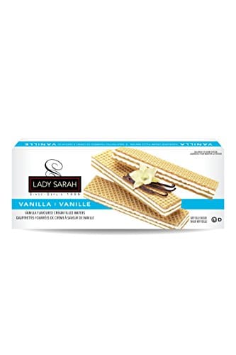 Lady Sarah Vanilla, Chocolate, Hazelnut, and Strawberry Cream Wafers Snacks 200G - Kosher Certified and Lady Sarah Animal Cookies - Teddy Bear Cookies 250G - Bite Size Snack and