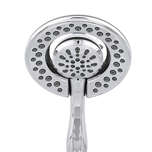 In2ition Two-In-One 4-Spray Hand Shower and Shower Head Combo Kit in Chrome