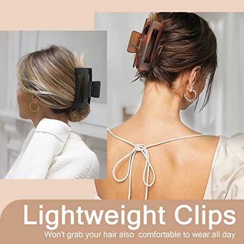 Hair Claw Clips for Thick Hair - Pack of 8