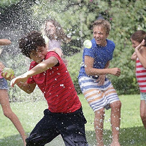 Zuru Bunch O Balloons - 4 Pack Bunch of Water Balloons and 1 X Shot Water Balloon Launcher, 130+ Bunch of Balloons, Fill and Tie 100 Water Balloons in 60 Seconds!